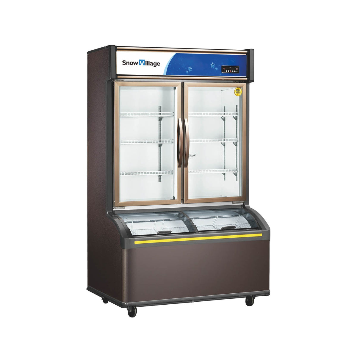 Kombinatsiyalangan muzlatish kamerasi C-Store Dual Temperature Series - 1/2/3 Eshiklar