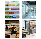 Supermarket muzlatgichi XC-ZL havo pardasi sovutgichi seriyasi - Plug-in turi