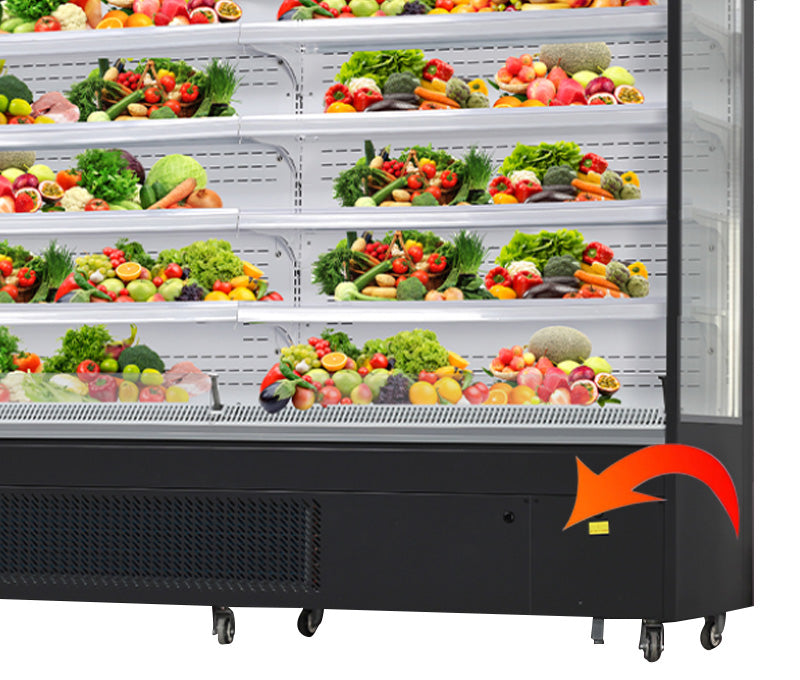Supermarket muzlatgichi XC-ZL havo pardasi sovutgichi seriyasi - Plug-in turi