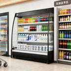 Supermarket muzlatgichi XC-ZB yarim balandlikdagi shkafi havo pardasi sovutgichi seriyasi- Plug-in turi